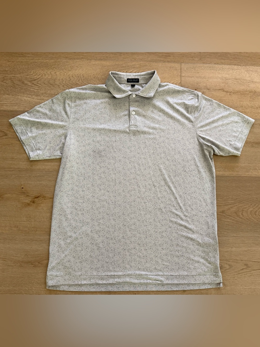 Peter Millar Crown Crafted Tropical Island Scenic Polo XL Gray